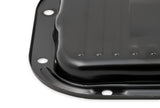 Mr Gasket Transmission Oil Pan - Black Steel - 9745BMRG