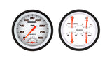 Classic Instruments Velocity White Two Gauge Set - VS62WBLF