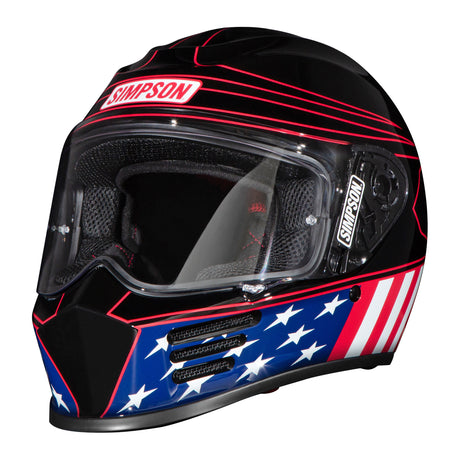 Simpson Motorcycle Speed Bandit Helmet - Americana Classic - Large - SPBAM1LG