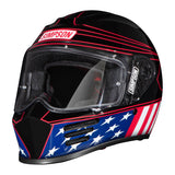 Simpson Motorcycle Speed Bandit Helmet - Americana Classic - Extra Large - SPBAM1XL