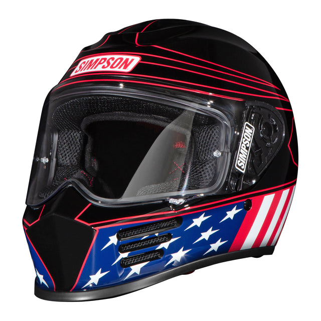 Simpson Motorcycle Speed Bandit Helmet - Americana Classic - Extra Large - SPBAM1XL