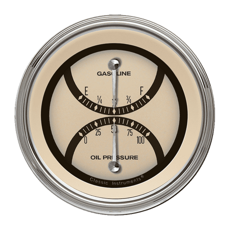 Classic Instruments Nostalgia VT 3 3/8" Dual - NT72SHC