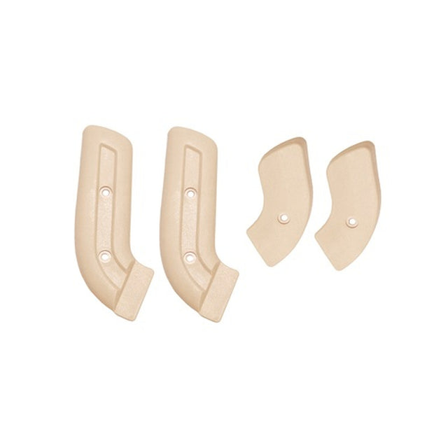 Scott Drake 67-77 Bronco Seat Hinge Covers, Neutral - C8TZ-656192-5N