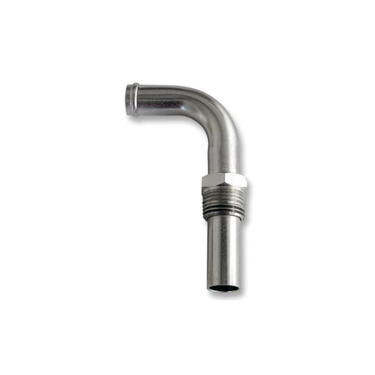 Scott Drake 1970 428 Heater Hose Elbow, silver zinc - D0AZ-18599-B