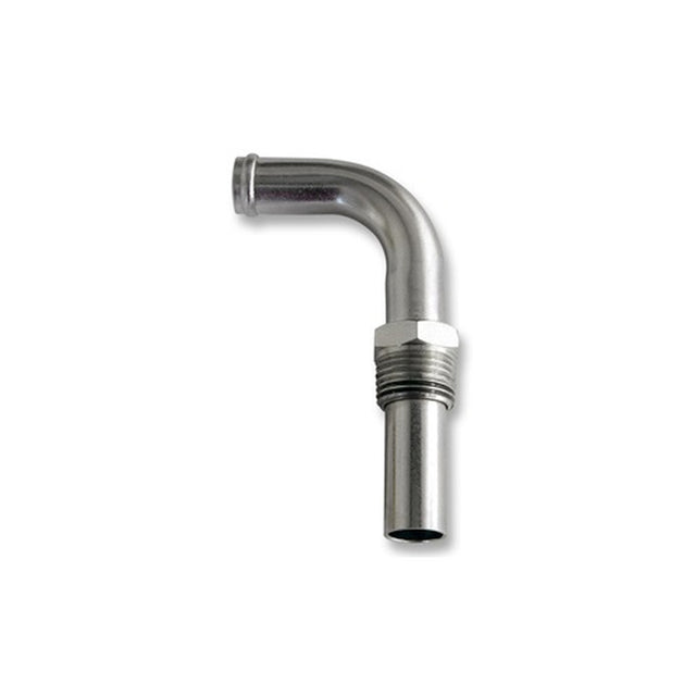Scott Drake 1970 428 Heater Hose Elbow, silver zinc - D0AZ-18599-B