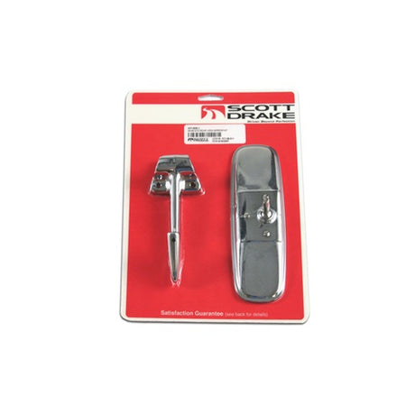 Scott Drake 64-66 Rear View Mirror & Arm Kit - KIT-MIR-1