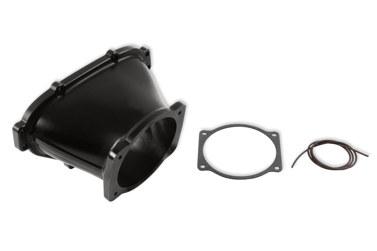 Holley 300-630BK Billet Aluminum LS Front-Feed Lo-Ram 105 mm Throttle Body Adapter