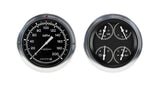 Classic Instruments 1954-55 AUTO CROSSO GRY CHV TK 5IN SPEED/QU-LS - CT54AXG52-LS
