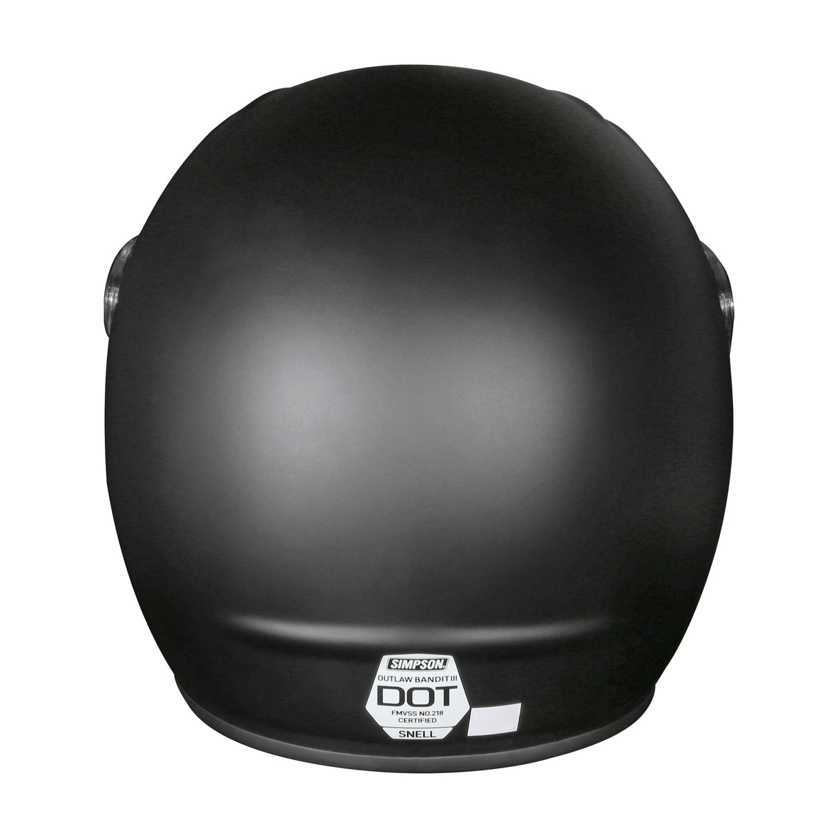Simpson Motorcycle Outlaw Bandit 3.0 Helmet - Flat Black 2X - OB332X