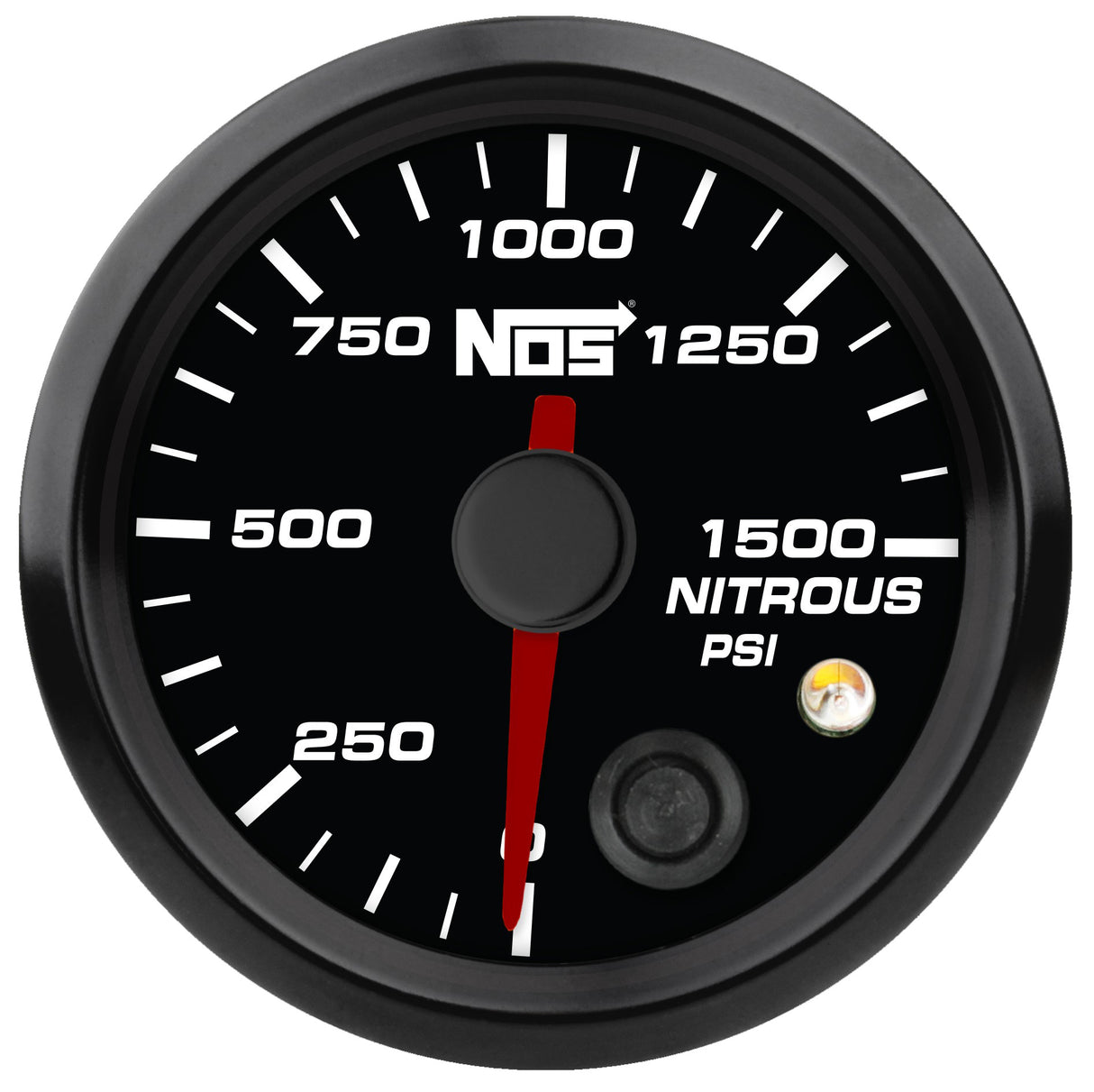 NOS Analog Style 2-1/16" Nitrous Pressure Gauge - 15939NOS