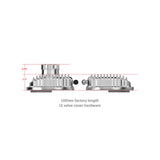 Holley 241-131 Vintage Series Finned LS Valve Covers, Standard Height - Polished