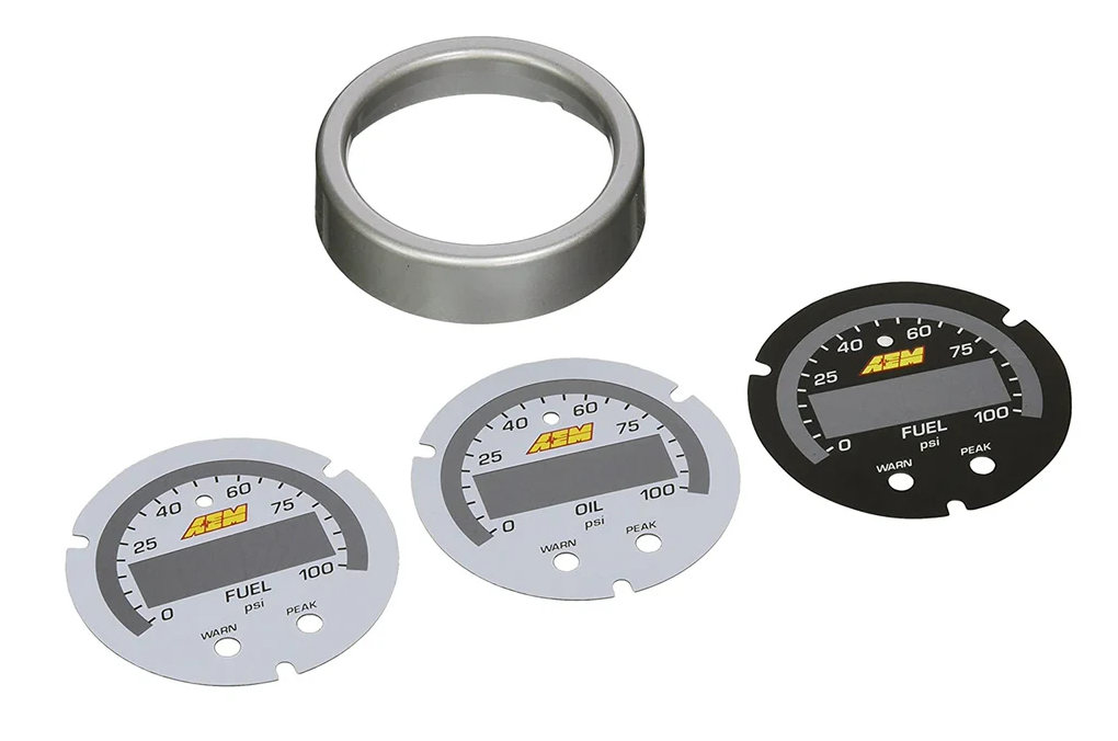 AEM X-Series Fluid Pressure Gauge Accessory Kit - 30-0301-ACC
