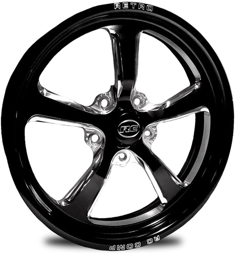 RC Comp Retro 15" x 3.5" Front Wheel, Black with Eclipse Finish - RCCS53511-10E RCCS53511-10E