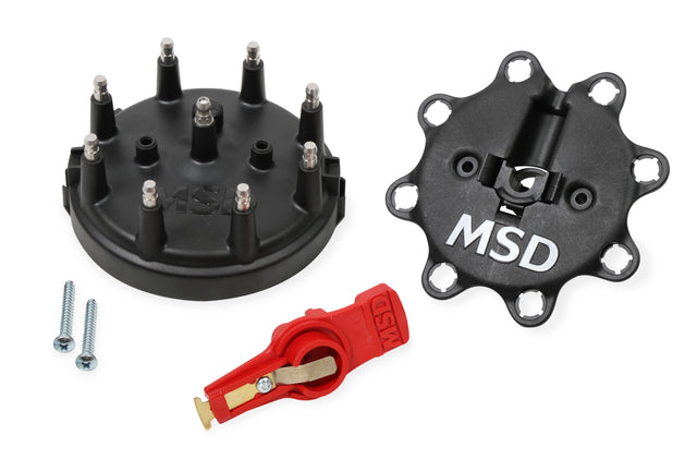 MSD Black, Distributor Cap/Rotor Kit, MSD/Ford V8 TFI - 84823