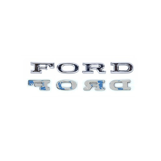 Scott Drake 1967 Mustang Adhesive "F-O-R-D" Hood Letters. - C7AZ-16606-SK