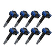 ACCEL Ignition Coils Super Coil Series 2011-2016 Ford 5.0L Coyote, Blue, 8-Pack - 140060B-8
