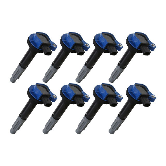 ACCEL Ignition Coils Super Coil Series 2011-2016 Ford 5.0L Coyote, Blue, 8-Pack - 140060B-8