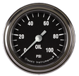 Classic Instruments Hot Rod 2-1/8" Oil Pressure Gauge - HR181SLF