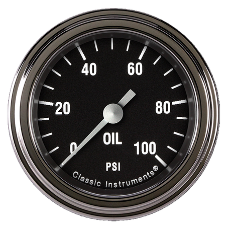 Classic Instruments Hot Rod 2 1/8" Oil Pressure Gauge - HR181SLF