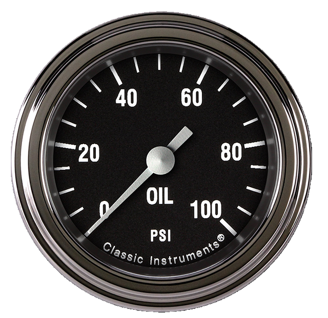 Classic Instruments Hot Rod 2 1/8" Oil Pressure Gauge - HR181SLF