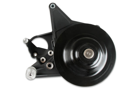 Holley 97-334BK BRACKET KIT, P/S LT5-W LONG SPACER NATURAL-BLACK FINISH