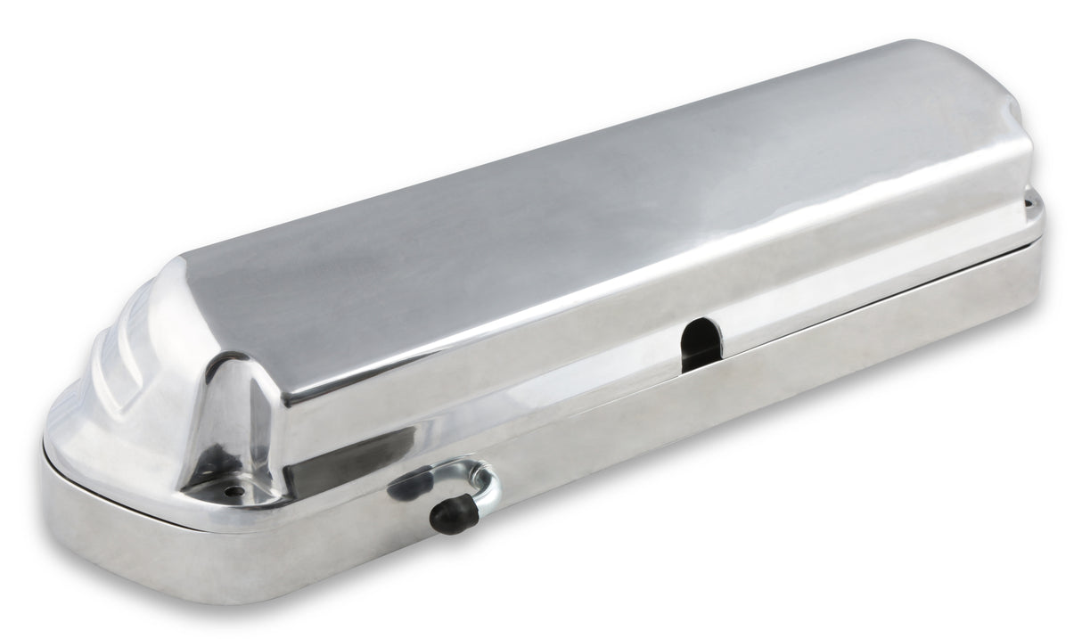 Holley 2-Piece Ford Style Valve Cover - Gen III/IV LS - Polished - 241-186