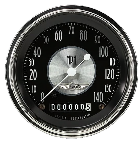 Classic Instruments AMERICAN TRAD 3IN SPEEDO 140 MPH - AT55SLC