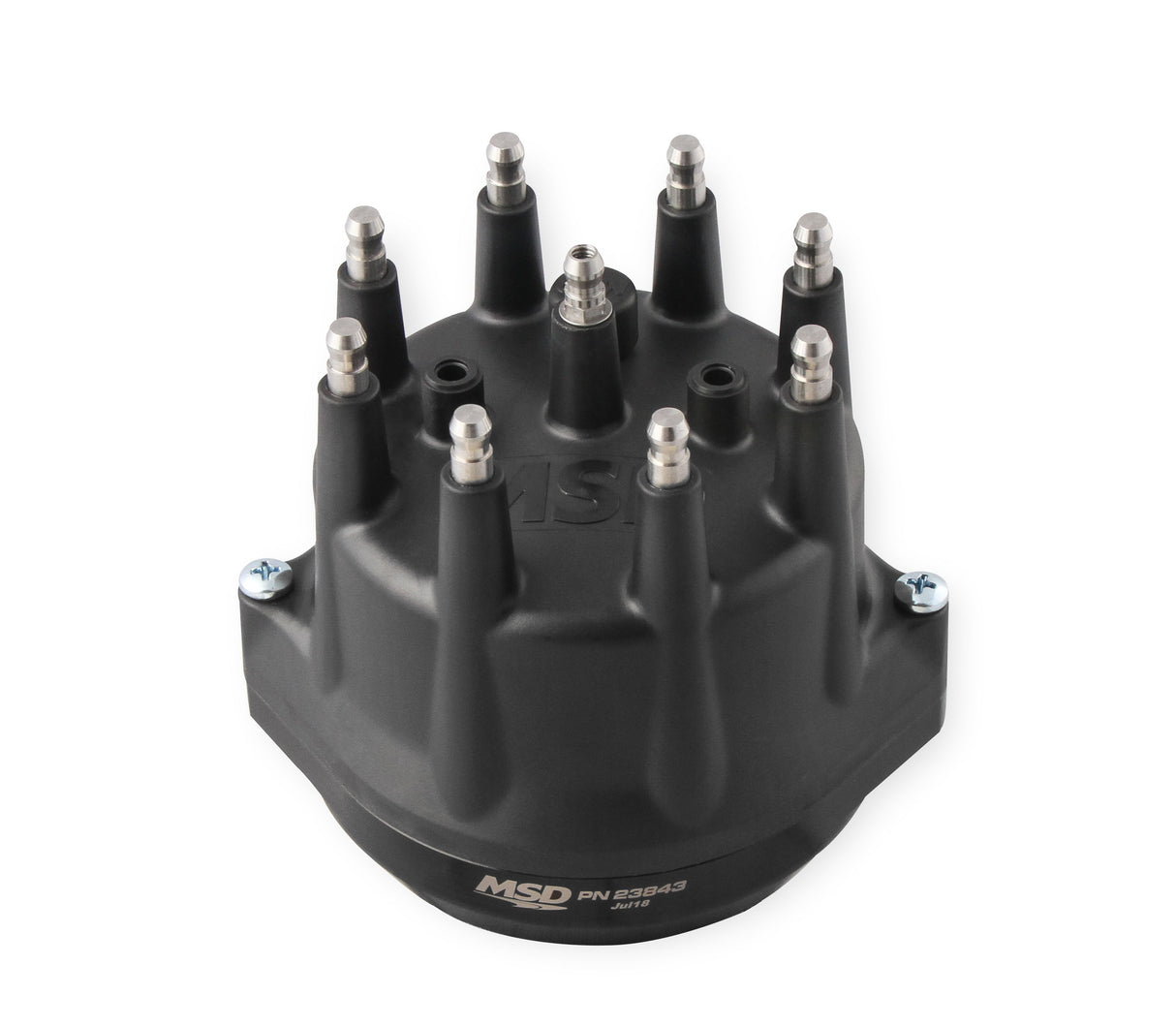 MSD Black, Pontiac V8 Dual Sync Distributor - 23843