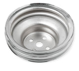 Mr Gasket Chrome Water Pump Pulley - Double Groove - 8831