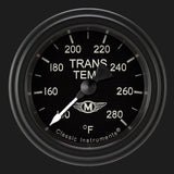 Classic Instruments Moal Bomber 2 1/8" Transmission Temperature Gauge - MA127BLF
