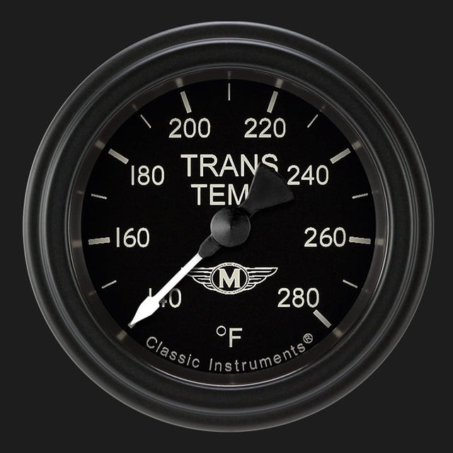 Classic Instruments Moal Bomber 2 1/8" Transmission Temperature Gauge - MA127BLF