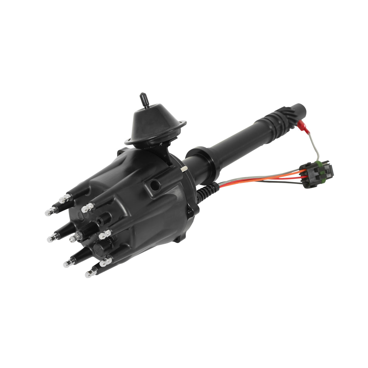 MSD Black Chevy V8 w/Internal Module Distributor - 83603