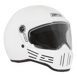 Simpson Motorcycle M30 Bandit Helmet - White - Large - M301LG