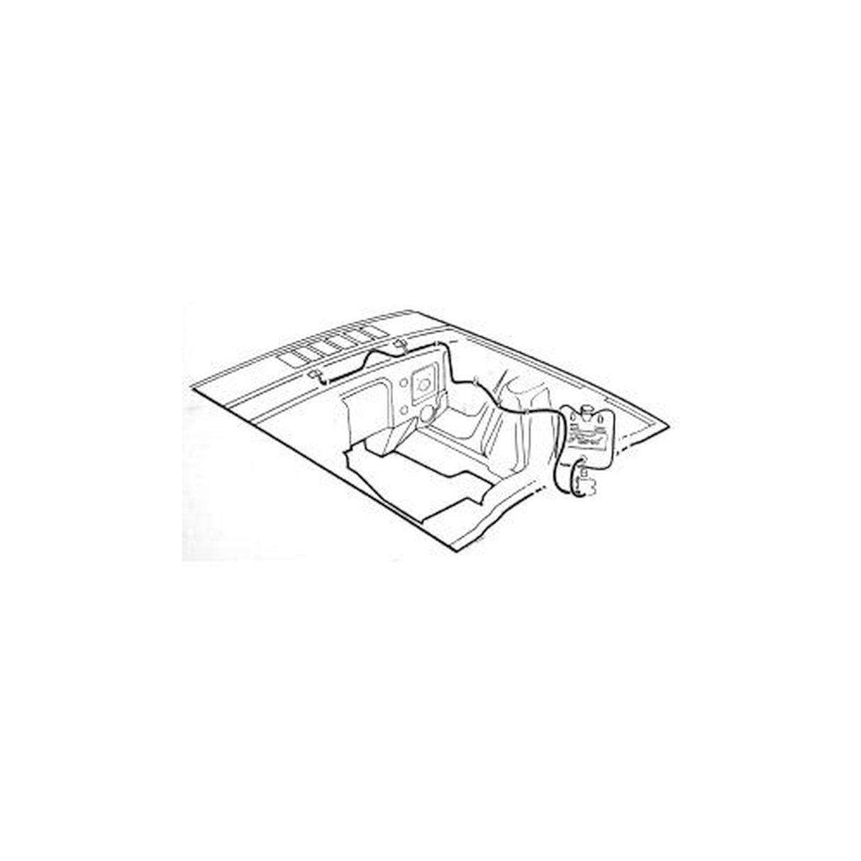 Scott Drake 1964-66 Washer Hose Kit - C5ZZ-17601-5