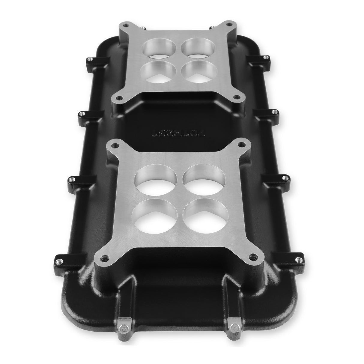 Holley 300-267BK Mid-Rise Plenum Base Adapter Kit - Black
