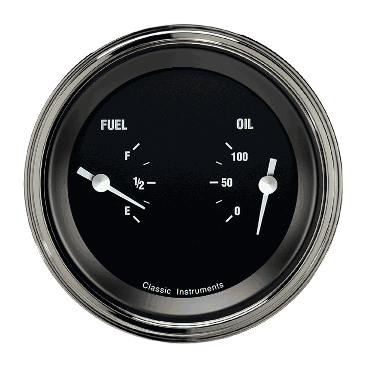 Classic Instruments Hot Rod 3 3/8" Dual - HR72SLF