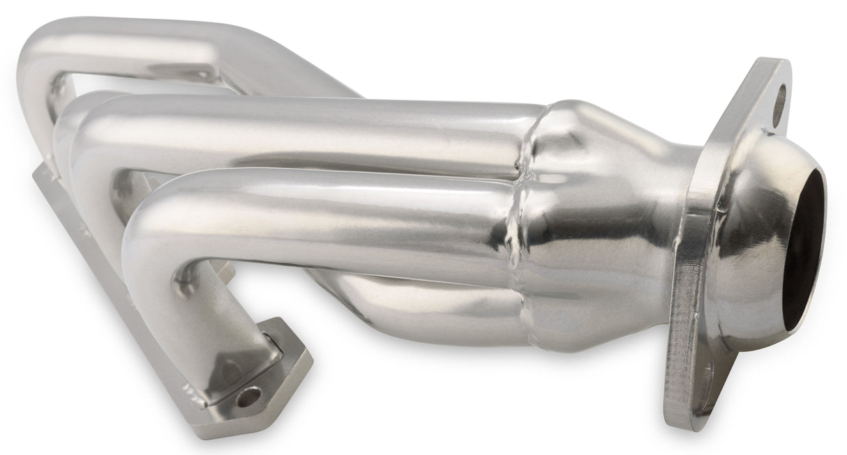 Scott Drake Shorty Header 1-1/2" Silver Ceramic Coated - C6TZ-9430-CC-SH