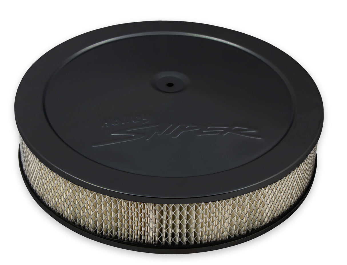 Holley 120-541 Sniper EFI Air Cleaner Assembly - 14" x 4" - Black
