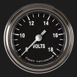 Classic Instruments Hot Rod 2 1/8" Voltage Gauge - HR130SLF