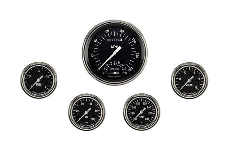Classic Instruments Hot Rod Five Gauge Set 365 - HR365SLF