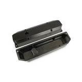 Mr Gasket Fabricated Aluminum Valve Covers - Black Finish - 6865BG