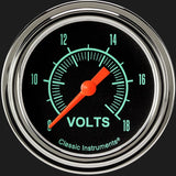 Classic Instruments G/Stock 2 5/8" Voltage Gauge - GS330SLF