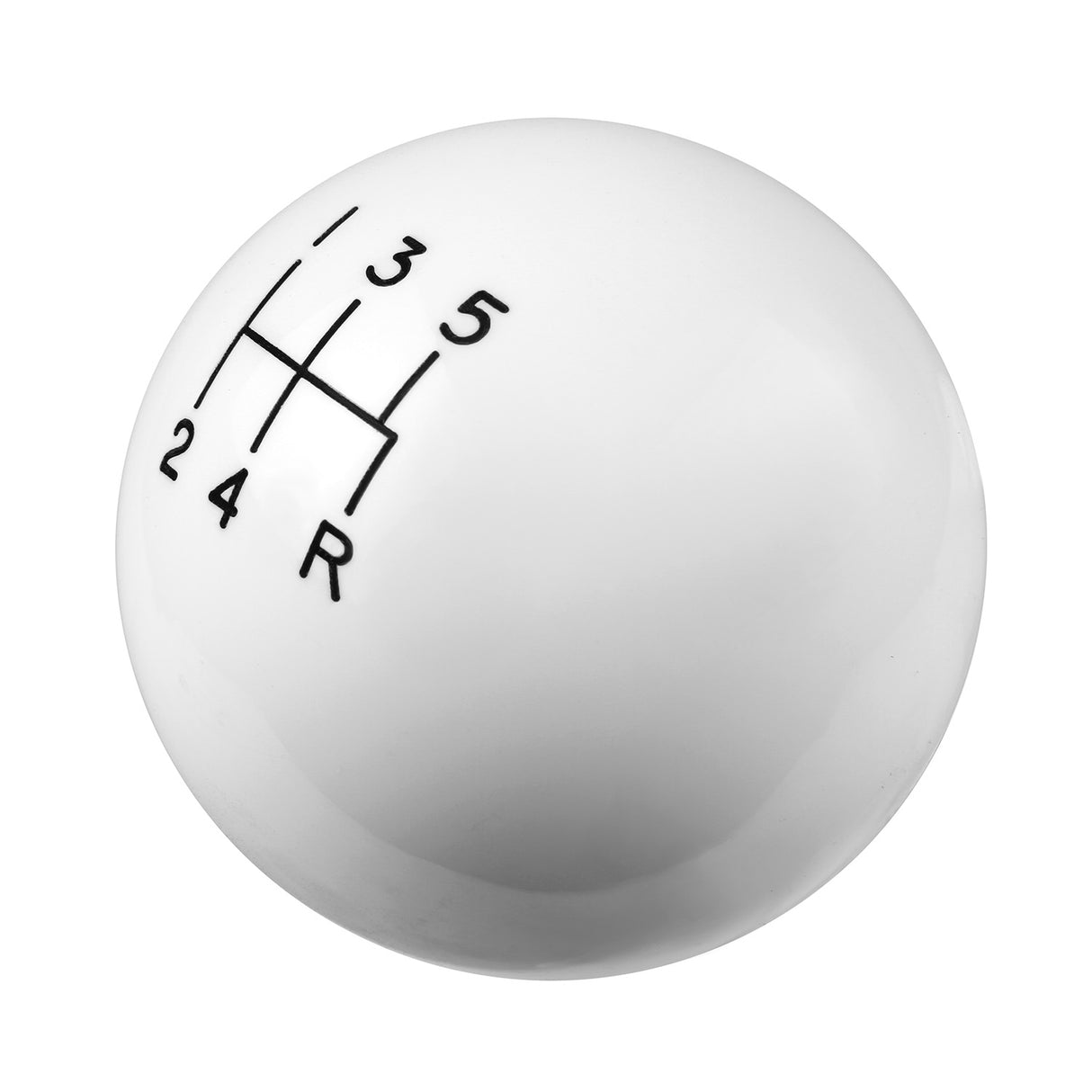 Hurst Shift Knob - 5-Speed Pattern - White - 1630014
