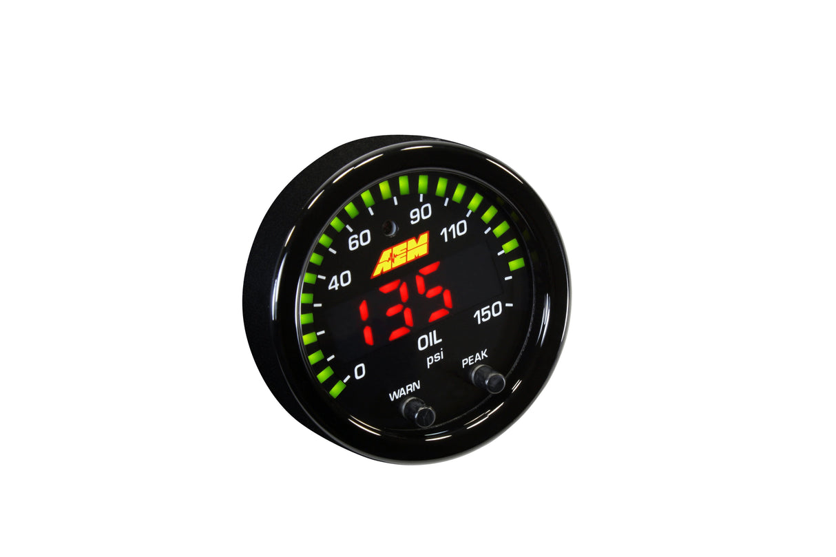 AEM X-Series Fluid Pressure Gauge Kit - 30-0307