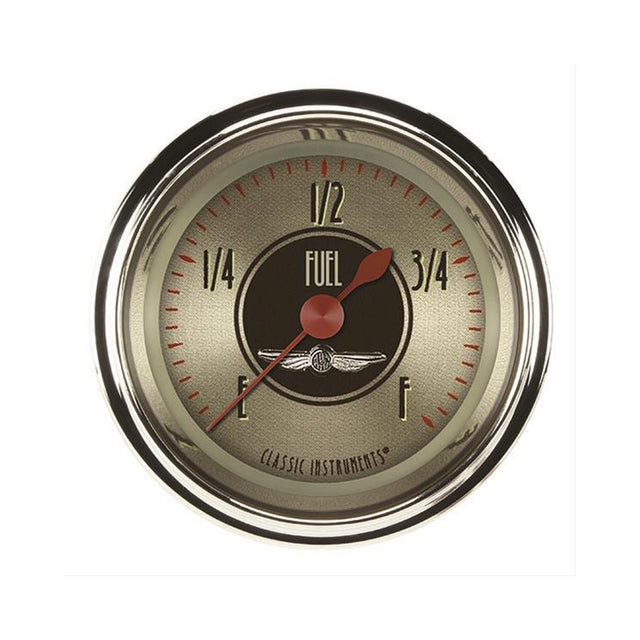 Classic Instruments All American Nickel 2 1/8" Fuel Gauge - AN109SHC