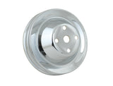 Mr Gasket Water Pump Pulley - Chrome - Double Groove - 4975
