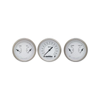Classic Instruments Classic White Three Gauge Set - CW04SLF