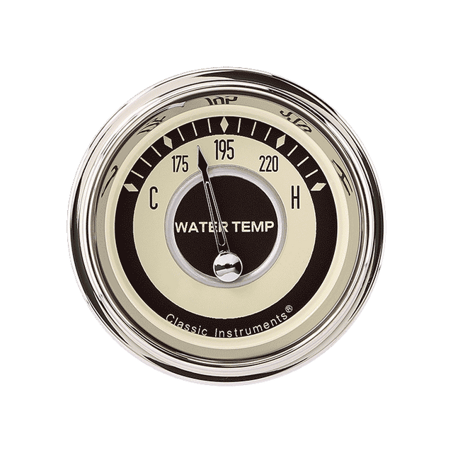 Classic Instruments Nostalgia VT 2 1/8" Water Temp - NT26SHC