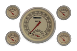 Classic Instruments Vintage 5" Speedo/Tach With 2-1/8" Fuel/Temp/Volt/Oil GM - VT65GLF
