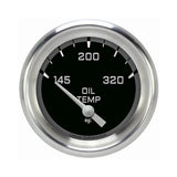 Classic Instruments Autocross Gray 2-5/8" Oil Temperature Gauge - AX228GAPF